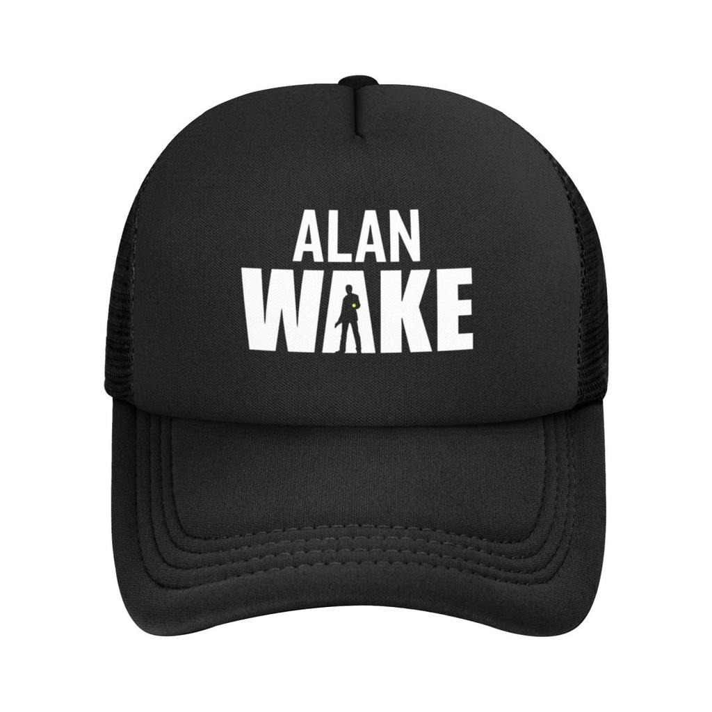 Baseball Caps Alan Wake Game Mesh Hats Outdoor Sun Caps Unisex Hats