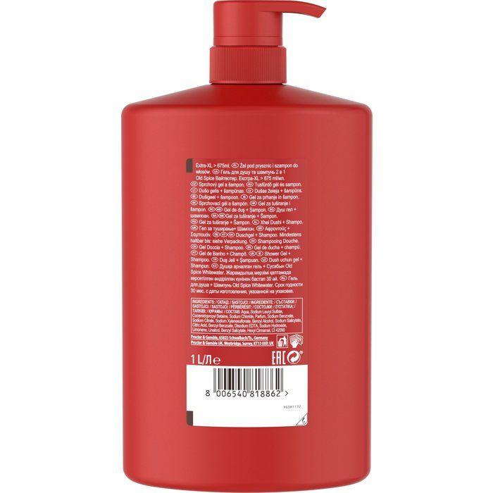 OLD SPICE WhiteWater Sprchový gel a šampon 3 v 1 1000 ml