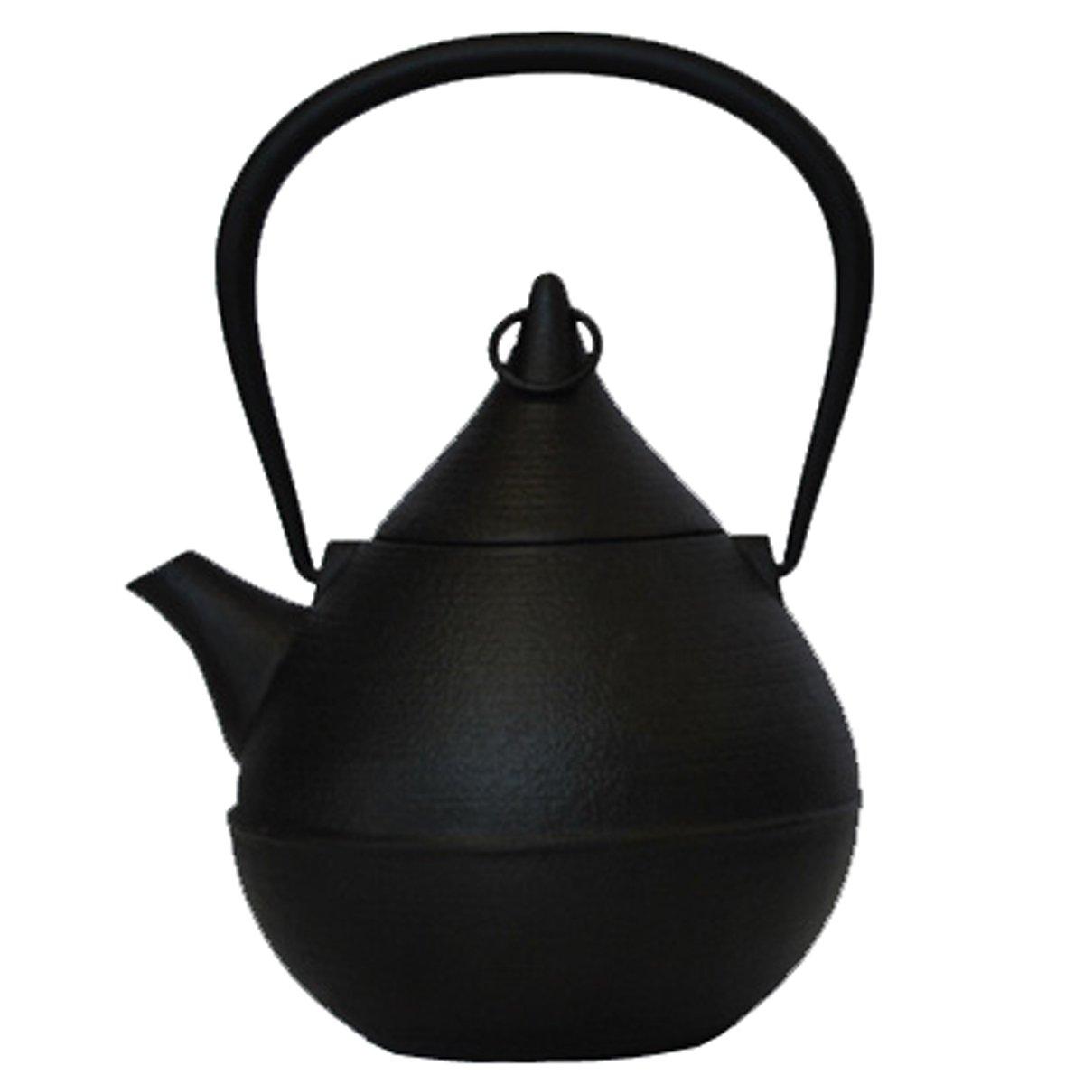 Nanbu Ichiudo Iron Ironware Kettle, Shizuku, 0.65L, W14xD12xH20(cm) чёрный