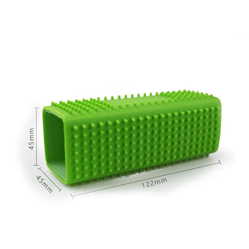 Pet Hair Remover Brush for Dogs Cats – Silicone Grooming Deshedding Tool for Fur Removal