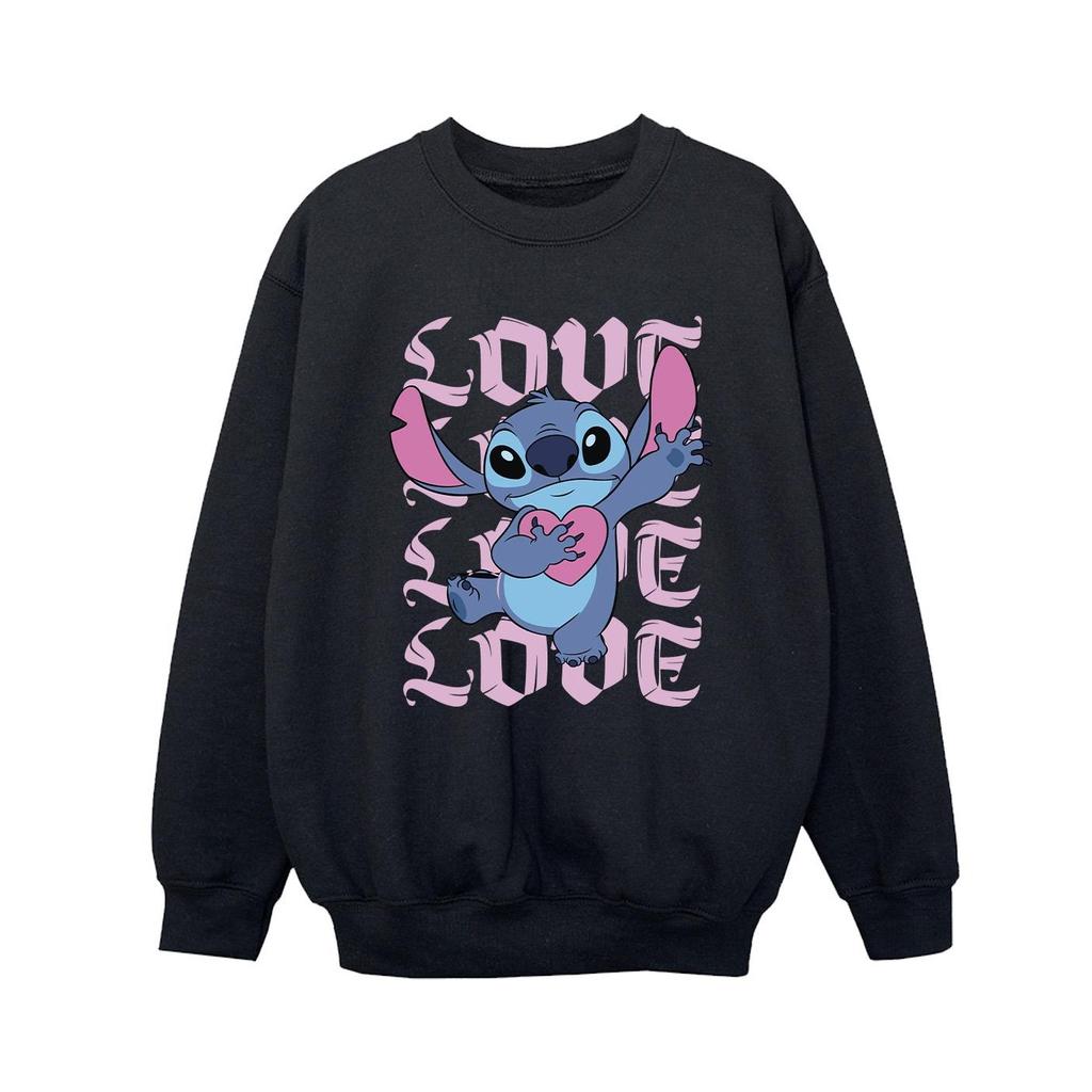 Lilo & Stitch Boys Valentine Love Sweatshirt