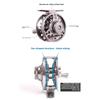 BLA40-50-60 Series CNC Aluminum Front Drag Reel, Ice & Fly Fishing Tackle for Precision Casting, Fishing Tools