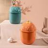 Trash Can Strawberry Pattern Multi-Purpose PP Tiny Countertop Dustbin for Home