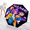 Personalized Name K-KPop Demon Hunters Print Umbrella - Automatic Open/Close, Eight-Rib Durable Frame, Automatic Folding Umbrella