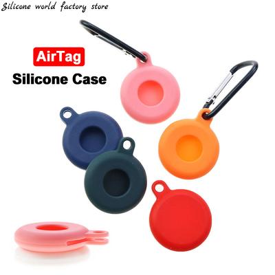 Silicone World 1PC Protective Case For AirTag Soft Silicone Protective Cover For AirTags Keychain Anti-Lost Anti-Scratch Sleeve