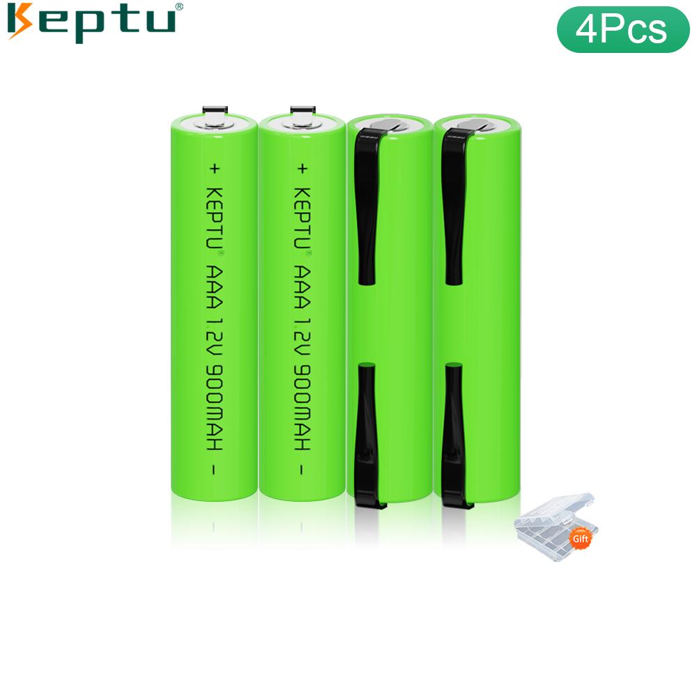 AAA Rechargeable 1.2V Ni-MH Battery 900mAh with Welding Tabs for Philips/Braun Shaver, Razor, Toothbrush – Durable & Easy to Install