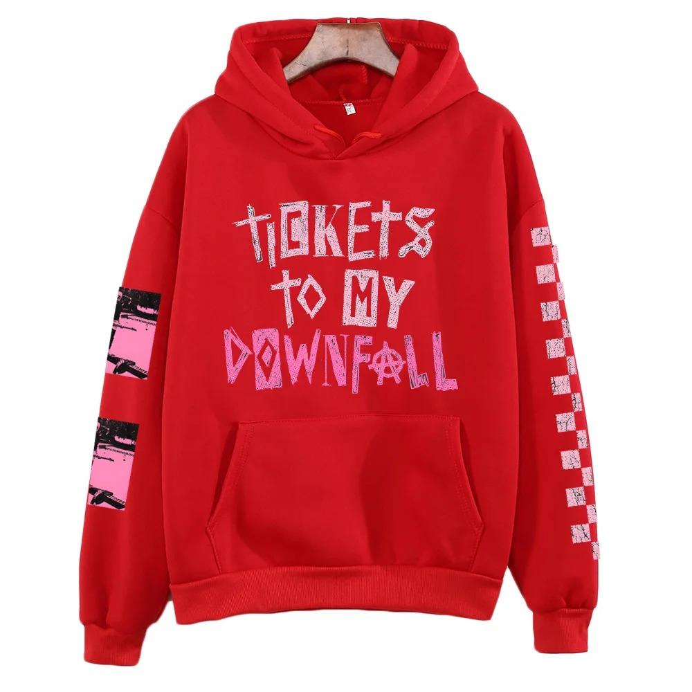 Tickets Anniversary Hoodie Rapper Mgk Sweatshirt Harajuku Hip Hop Pullover Tops Sweatshirts Fans Gift Clothes Unisex High Street