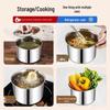 Halu Stainless Steel Condiment Jars with Lids