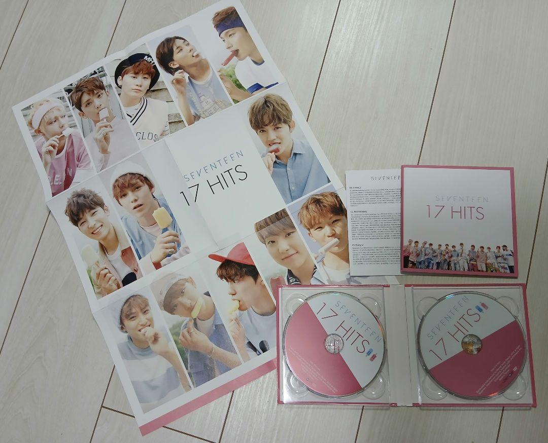 

[USED] Seventeen 17hits Taiwan limited edition poster included, no card