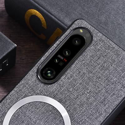 For Sony Xperia 1 VI Case Magnetic TPU+Cloth Shock-Absorbent Phone Cover