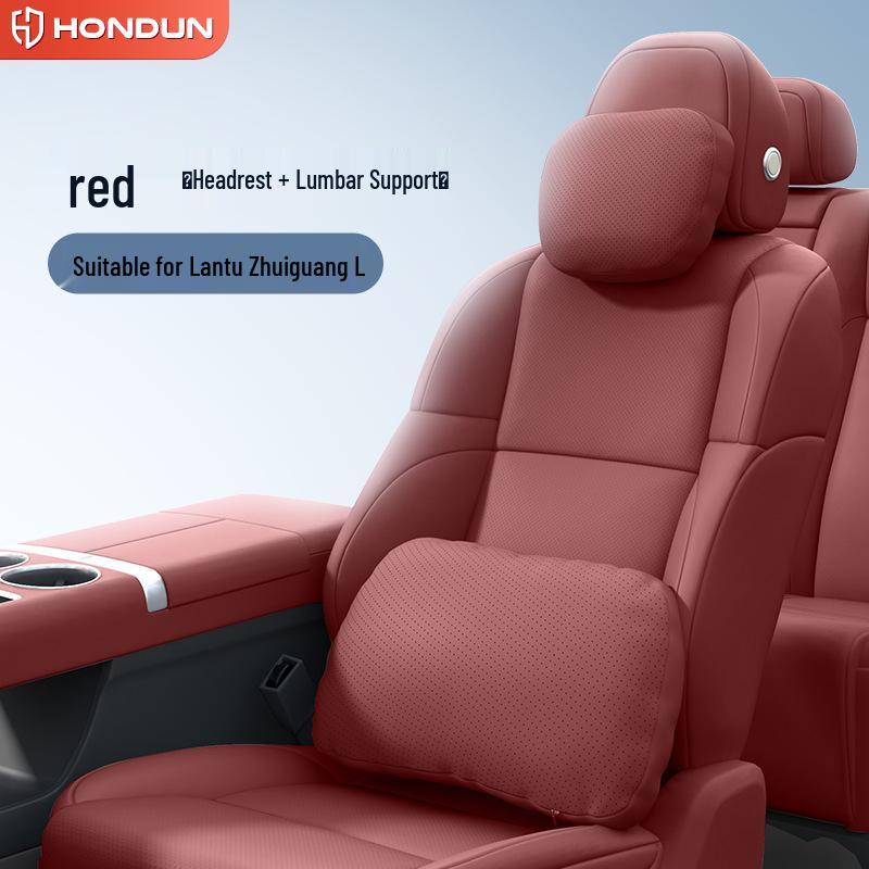 Voyah Zhuiguang L Headrest & Lumbar Support: Essential Neck & Back Protection Pillow for Car Interior.