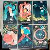 12*7cm Sternenmädchen Tarot Deck 78-Karten Deck Ästhetische Himmlische Göttliche Tarotkarten in Zweiteiliger Stabiler Box Doppelgeprägt