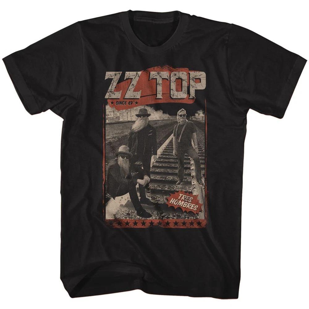 Zz Top Hombres Track Tshirt S