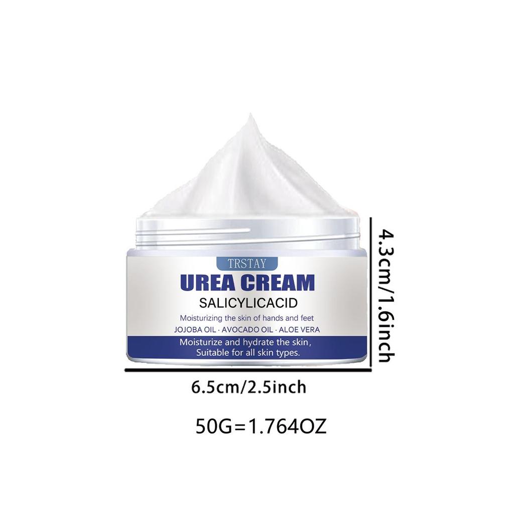 Feuchtigkeitsspendende Fußcreme macht dicke und rissige Haut weich und repariert sie, entfernt sanft Schuppen und abgestorbene Haut und ist eine Feuchtigkeitscreme