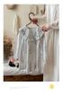 Korean Ruffle Lace Floral Dress for Girls - Autumn 2026 Sweet Princess Style