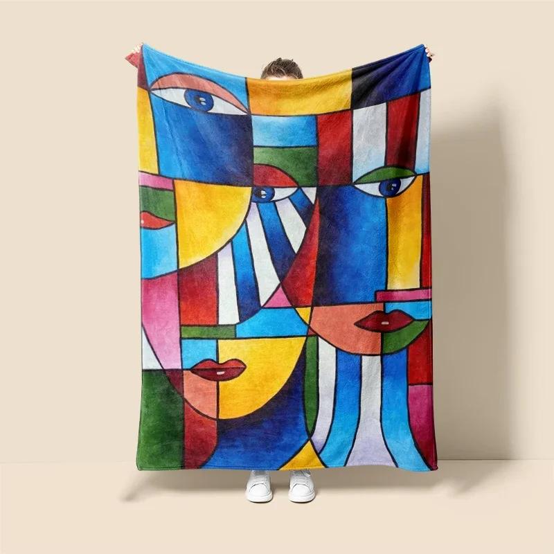 Plush Throw Blanket for Sofa or Bed  Natural  Animal Prints  Soft Thick Cozy Winter Blanket