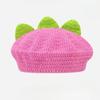 Japanese Persimmon Beret Kawaii Y2K Painter Hat Personality Knitted Hat  Women