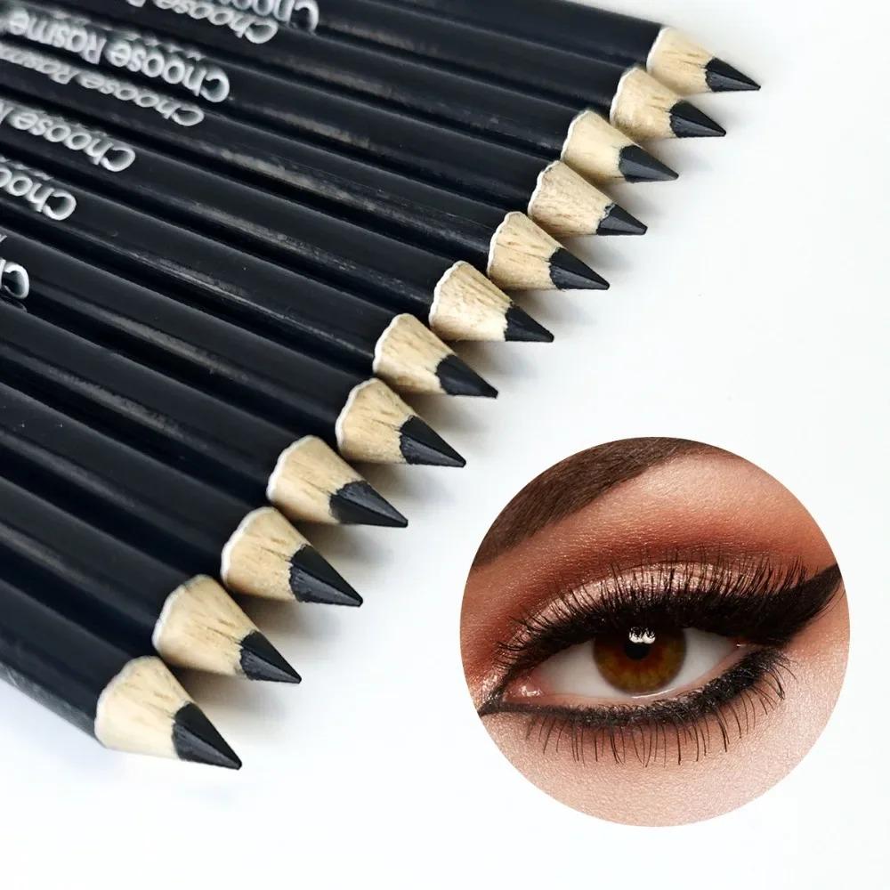 3 Adet Su Geçirmez ve Ter Geçirmez Siyah Eyeliner Kalemi - Uzun Süre Kalıcı Bulaşmaya Dayanıklı Cesur Göz Makyajı İçin, Mükemmel İçin Kolay Kaygan Formül