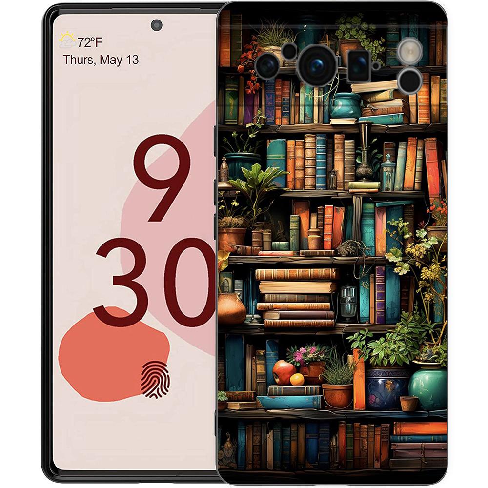 Read Books Illustration Phone Case Cover for Google Pixel 9 8 7 6 7A 6A Pro Shockproof Silicone Soft 9 Pro XL Shell Capas Fundas