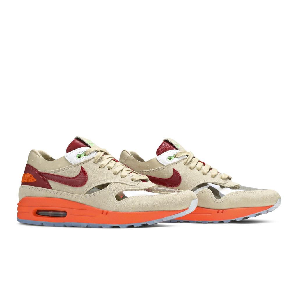 Nike Air Max 1 'Kiss of Death' 2021 (Unisex) Síťovina / Tmavě červená / Oranžová Blaze Běžecké boty DD1870 100