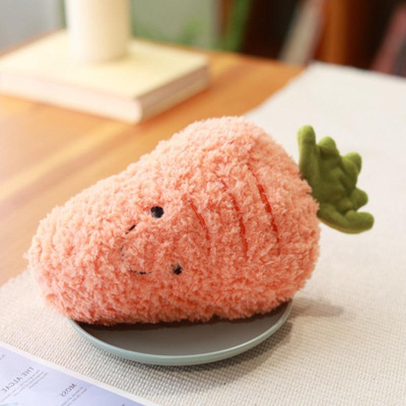 Plush fruit doll grab machine doll throw pillow toy durian cute pineapple doll simulation watermelon wedding sprinkle