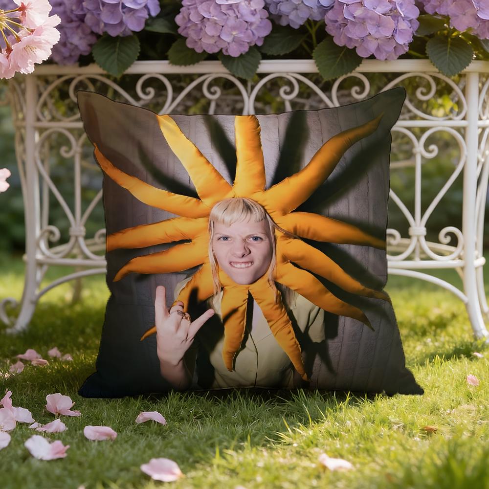 Famous Singer-A-Aurora-Music Cushion Cover Home & Car Dual-Scene Pillow Cover: Reversible for Premium Comfort