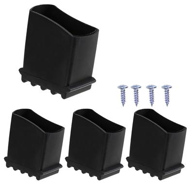 Bom-4 Peças Capa de Borracha para Pé de Escada Doméstica Pés de Escada Cadeiras Almofadas de Extensão Telescópica Para Escadas de Degraus