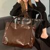 Simple Large Capacity Women's Bag Fashionable Textured Women's Bag Retro Handbag Versatile Shoulder Tote Bag