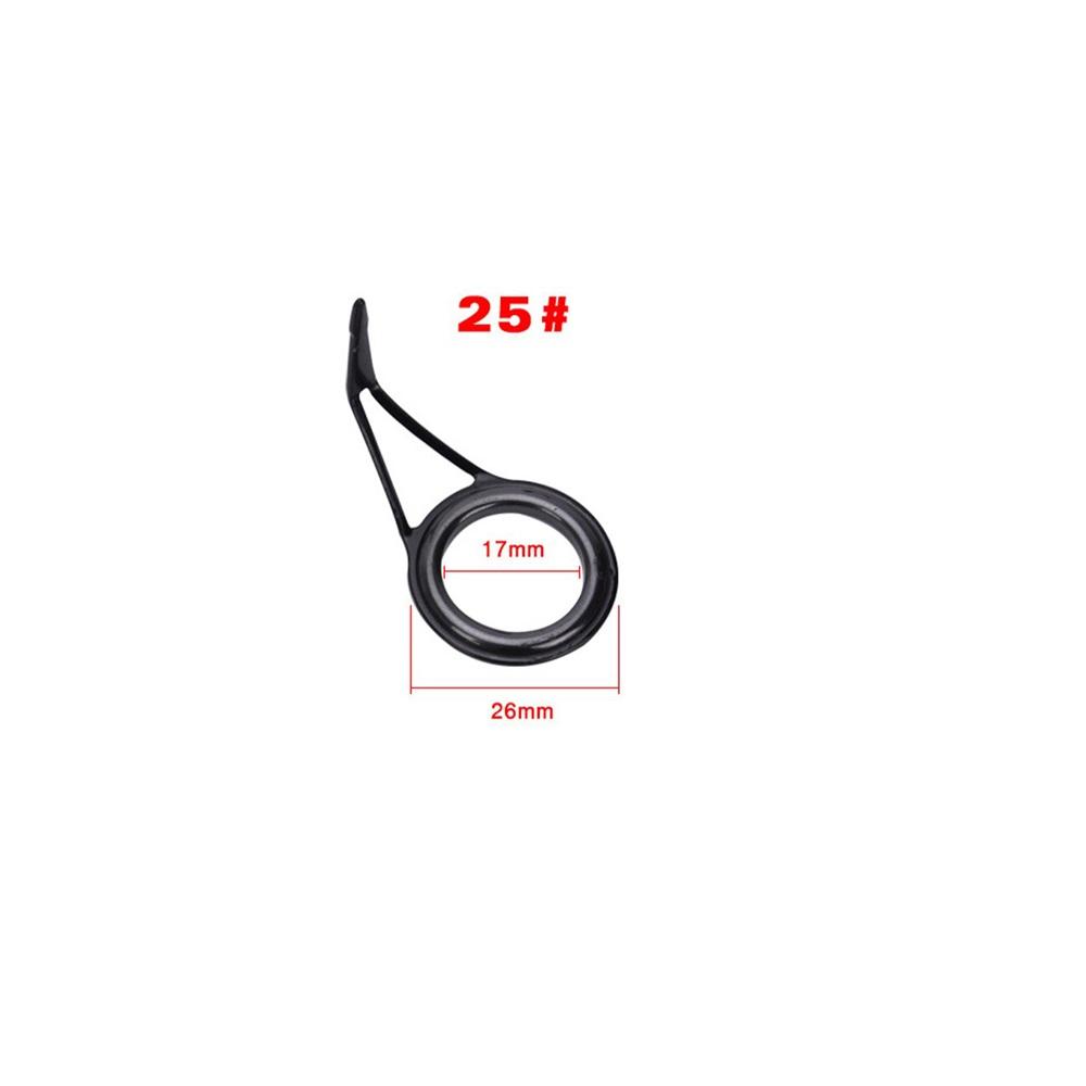 1PC Fishing Rod Guide Tip Top Ring Circle Pole Repair Kit Set Fishing Sories 6# 8# 10# 12# 16# 20# 25# 30#