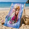 Custom Name The Snow Queen Microfiber Beach Towel, Quick-Dry, for Summer Travel, Beach Essential, Picnic Essentials, Swimming Pool
