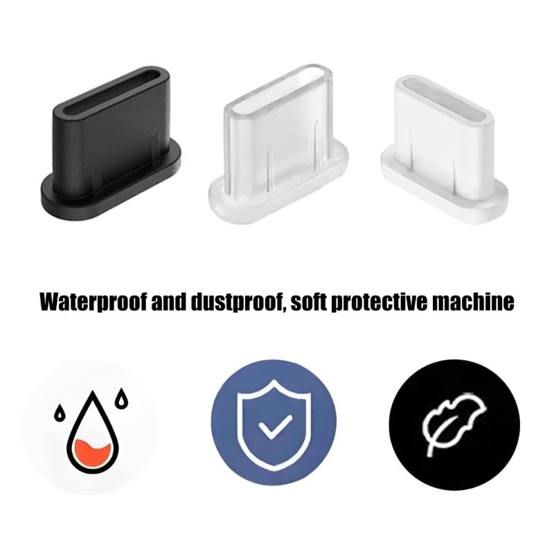 Pack Of 30 Silicone USB C Port Dust Plugs For Phone 15 16 17 Phones And Tablets