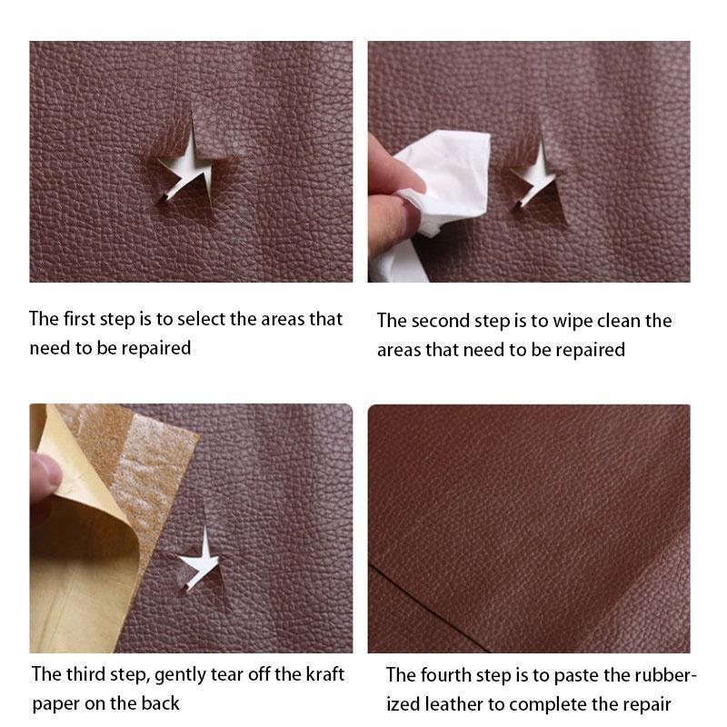 PU Leather Self-adhesive Patch Sticker 25x30cm Sofa Car Seat Tear Cut Repair PU Leather Self-adhesive Patch Sticker 25x30cm Sofa Car Seat Tear Cut Repair