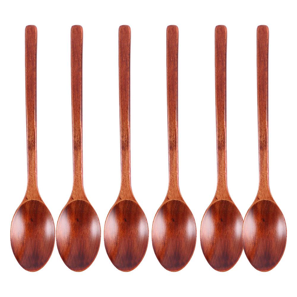Cooking Dessert Long Handle Tableware Kitchen Teaspoon Wooden Spoon Spoons Soup Spoon Coffee Spoon
