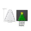 WTEMPO DIY Resin Silicone Molds Christmas Tree Snowflake Reindeer Pattern Design Ornaments Making Molds Christmas-themed Candles Making Molds