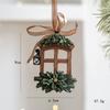 Resin Christmas Tree Decoration DIY Decor Painted Ornaments Christmas Resin Pendant  New Year Party
