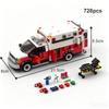 City Rescue Ambulance Building Blocks Emergency Medical Vehicle Model Bricks DIY Assembly Educational Collectible Toy Gift