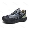 Man Casual Shoes Outdoor Men's Walking Sneakers Anti Slip Lightweight Breathable Climbing Shoes Comfortable Slip On Hiking Shoes