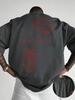 Maglietta da Palestra Divertente per Uomo e Donna Brain Balance Cotone Tee Streetwear Oversize Moda Estiva Larga Traspirante Trendy Top Sportivo