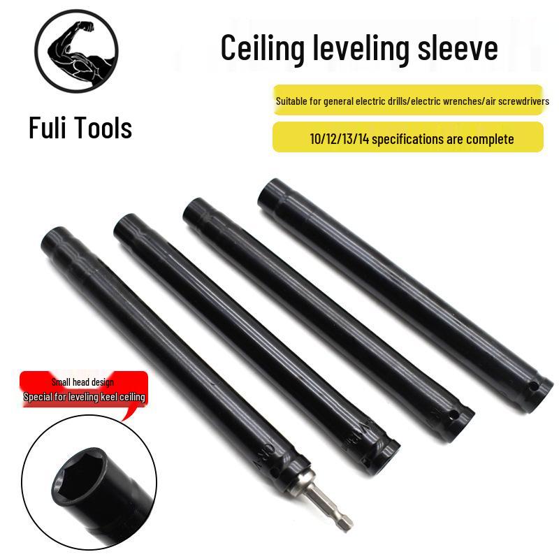 

Keel Ceiling Leveling Sleeve for Integrated Ceiling with Hexagon Socket Head 14mm Nut and M8 Threaded Rod 1/2-12.5*50 Long Sleeve Connector