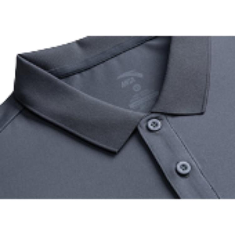 Anta Life Collection Polo Shirt Men's Men's Gray Clothing 952428116-4