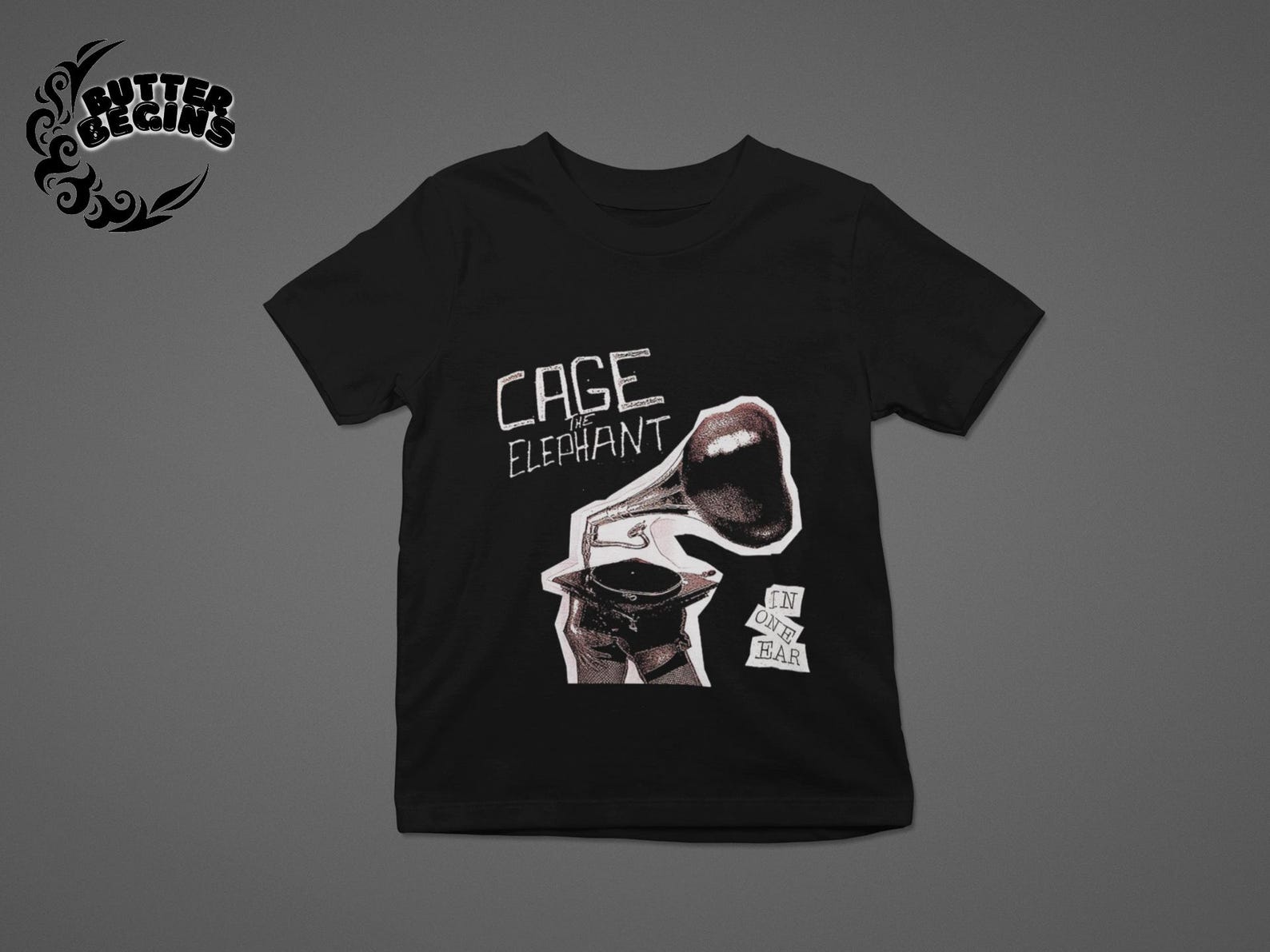 Cage the Elephant T-Shirt, Rock Band Music Merch Shirt, Retro 90s Personalized Casual T-Shirt 2XL
