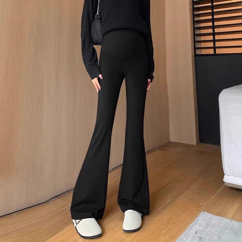 

Plus Size Belly Support Maternity Pants – Flared, Non-Constricting, Suitable for Early Pregnancy, Summer Wear One Size (80-110 lbs)