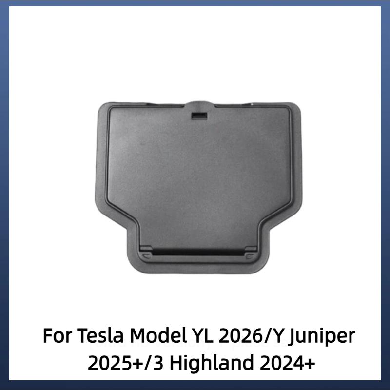 For Tesla Model 3/Y/YL Magnetic Center Console Armrest Storage Box – Privacy Hidden Organizer Tray, Anti-Fly Magnetic Cover