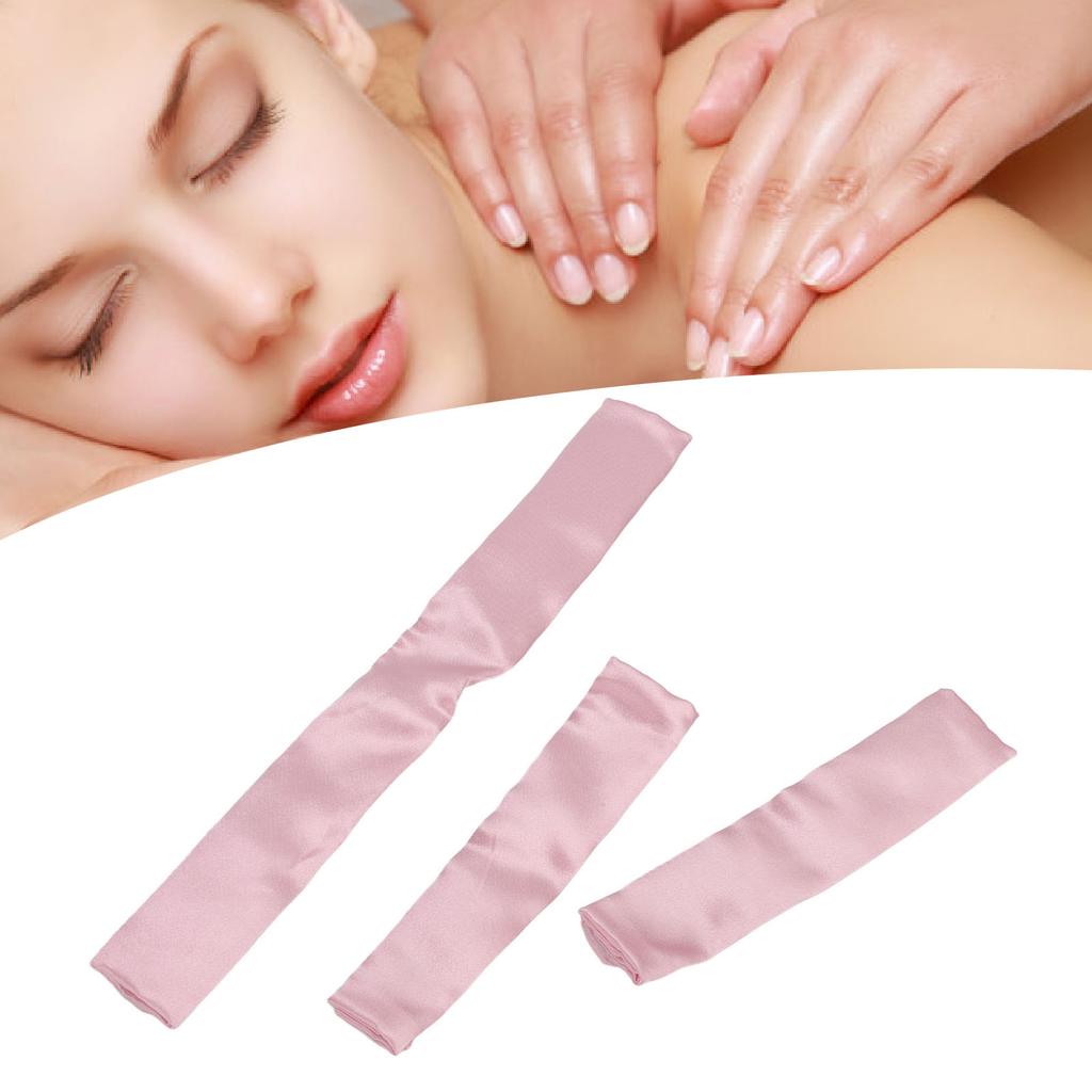 3pcs Satin Strap Cover Reducing Red Marks Breathable Universal Reusable Satin Face Cushion for Breathing Machine