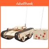 Wooden Diy Remote Control Tank Educational Toy For Kids Science Learning