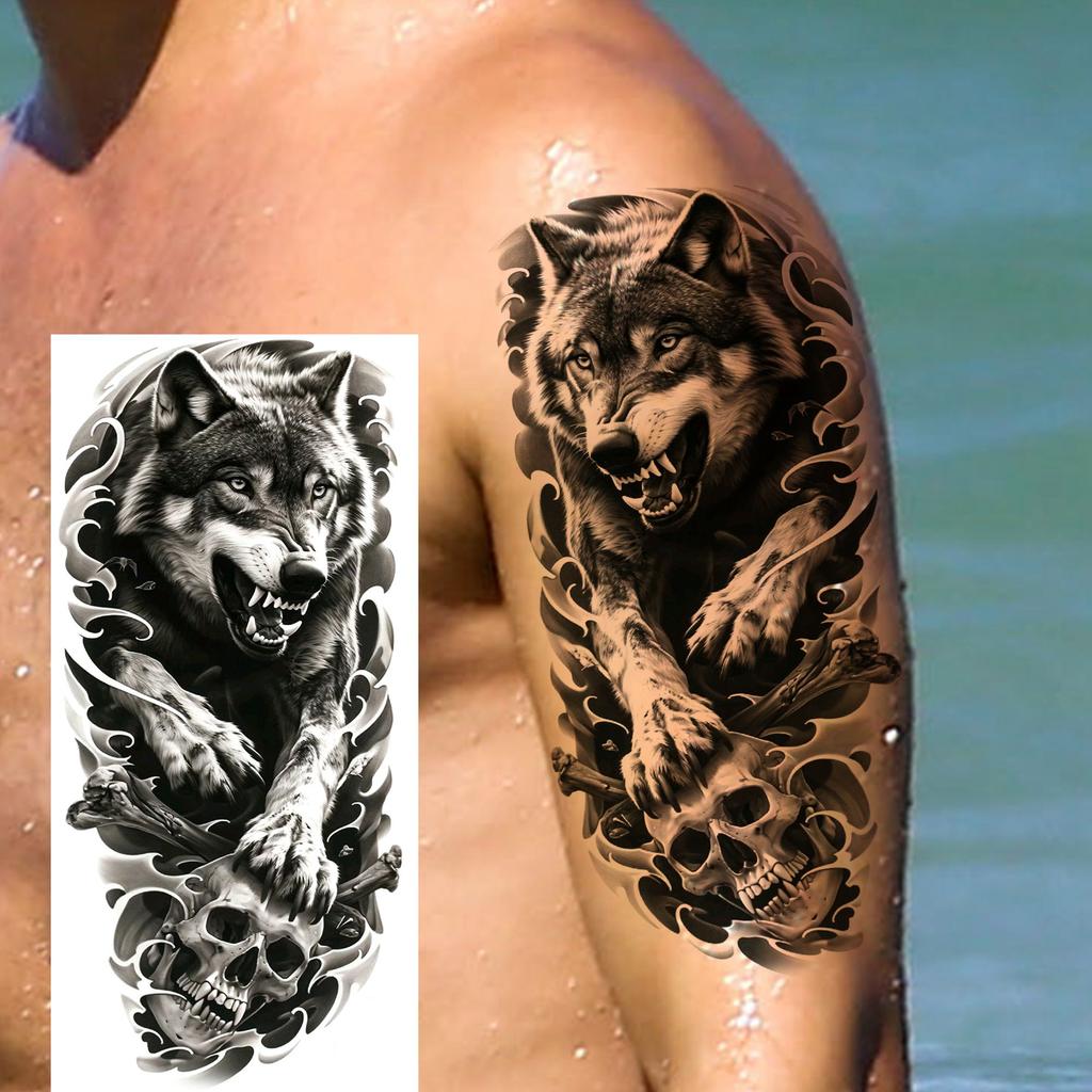 1 Foglio Tatuaggi Temporanei Realistici Fenice Drago Volante Per Uomini Donne Adulti A Lunga Durata Impermeabile Temp Adesivo Tatuaggio Falso