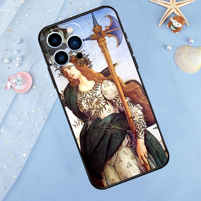 Sandro Botticelli Renaissance Art Painting Case For iPhone 15 14 13 12 11 Pro Max Mini X XR XS Max 7 8 Plus Bumper Cases Cover