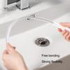 4 pezzi 45 cm spazzola per dragaggio per fogne con manico flessibile in nylon con setole spazzola per la pulizia dello scarico del lavandino spazzola per la pulizia del tubo cucina accessori per il bagno