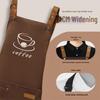 Waterproof Stain-Proof Waiter Apron for Coffee & Milk Tea Kitchen with Custom Logo Printing