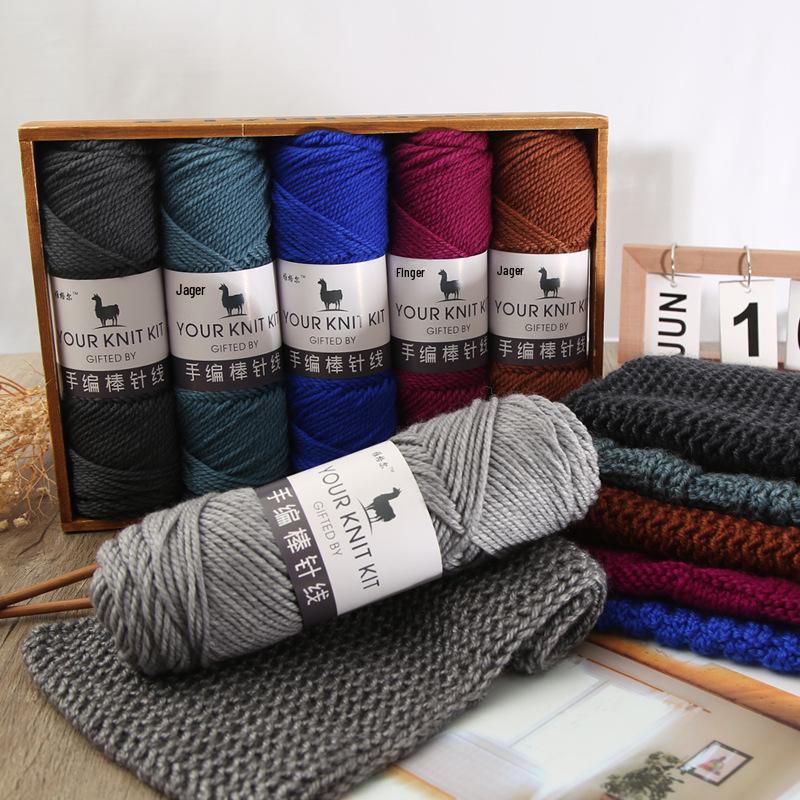 Alpaca & Camel Wool Yarn for DIY Hand-Woven Sweaters, Scarves, Coats & Needlework.